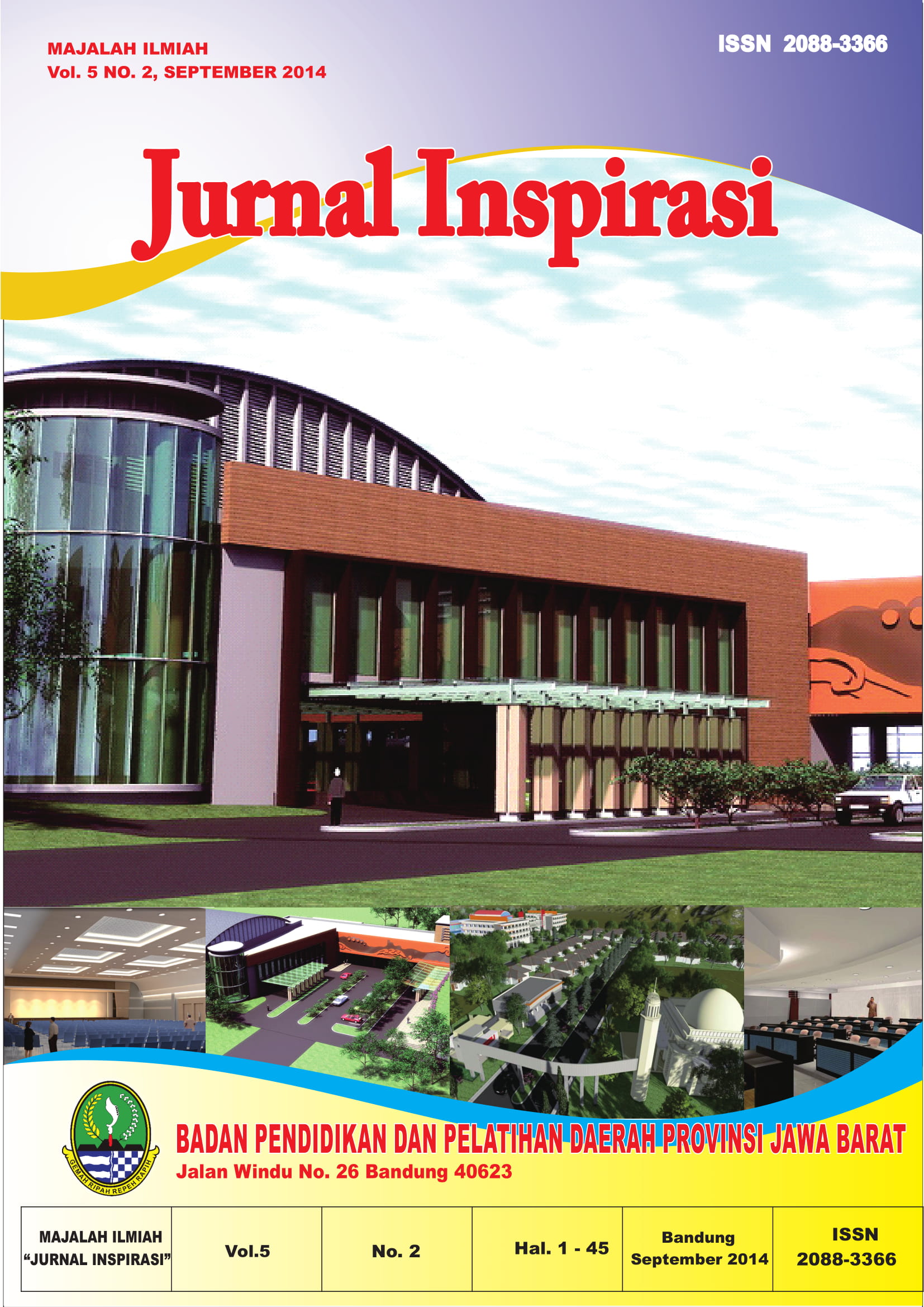 					View Vol. 5 No. 2 (2014): Jurnal Inspirasi Edisi September 2014
				